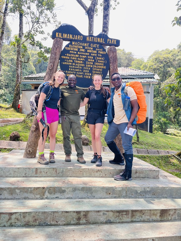 Our guides with clients, Kilimanjaro Climbing